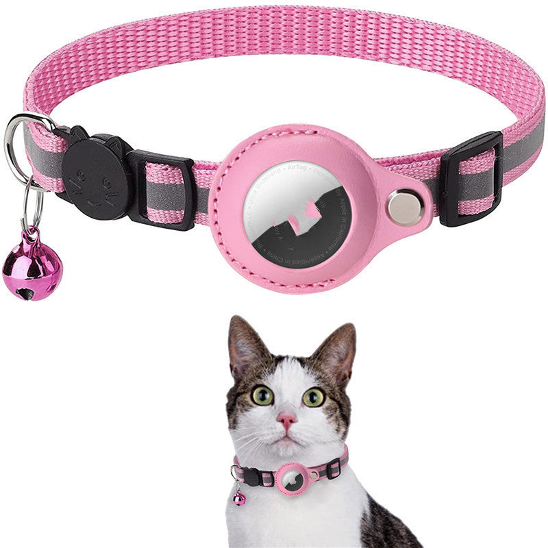 Trackable Cat Collar with Built-In AirTag Holder - PetLuxe Essentials