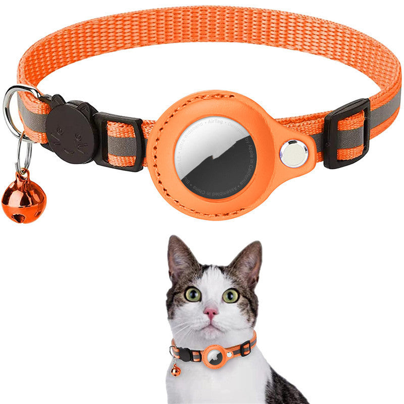 Trackable Cat Collar with Built-In AirTag Holder - PetLuxe Essentials