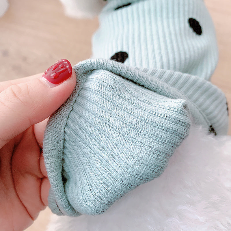 Cozy Polka Dot Turtleneck Shirt for Dogs - PetLuxe Essentials