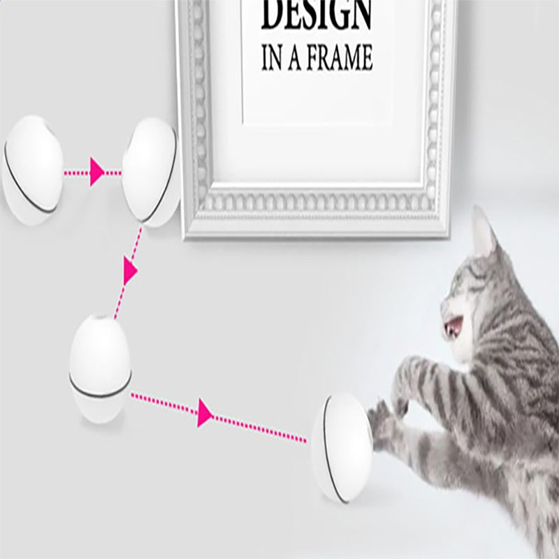 Fun LED Laser Cat Toy Ball – Automatic & Rechargeable - PetLuxe Essentials