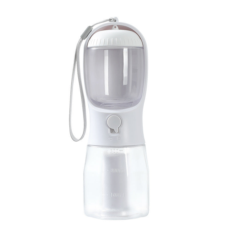 3-in-1 Dog Water Bottle with Food & Waste Bag Holder - PetLuxe Essentials