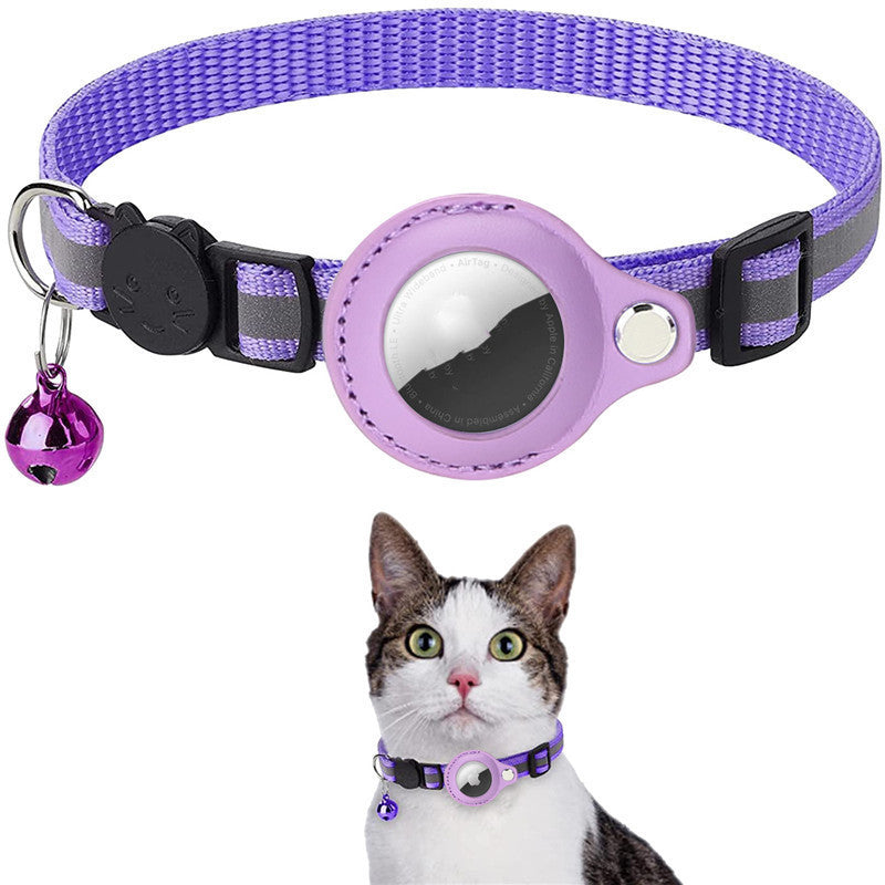 Trackable Cat Collar with Built-In AirTag Holder - PetLuxe Essentials