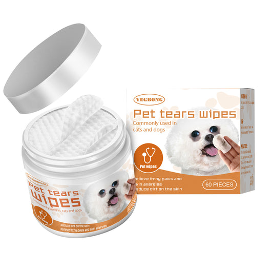 Gentle Pet Eye Wipes – Tear Stain Remover - PetLuxe Essentials 