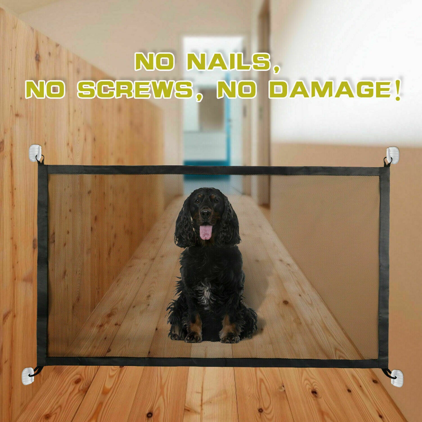 Portable Mesh Safety Gate for Pets & Babies