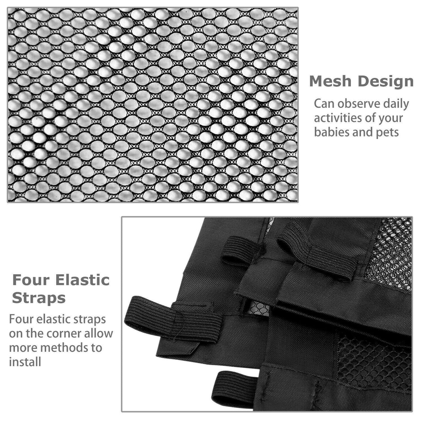 Portable Mesh Safety Gate for Pets & Babies