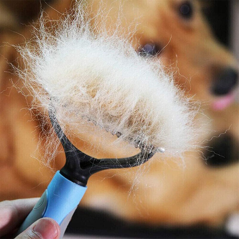 Dual-Sided Pet Grooming Brush – Fast Shed & Tangle Removal - PetLuxe Essentials 