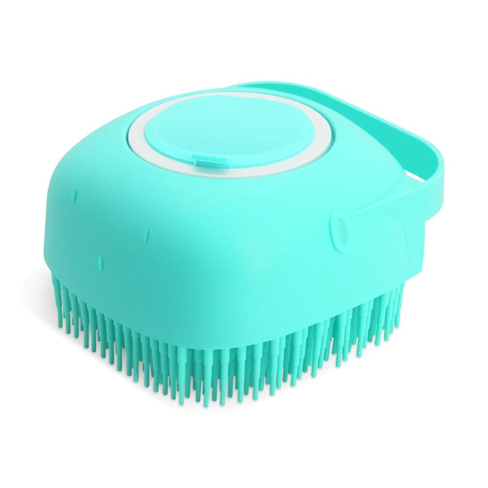 Soothing Pet Bath Brush, Clean Fur, Happy Pet Fast - PetLuxe Essentials 