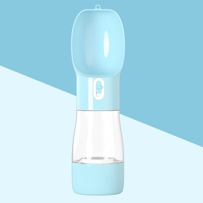 2-in-1 Dog Water & Food Travel Bottle - PetLuxe Essentials 