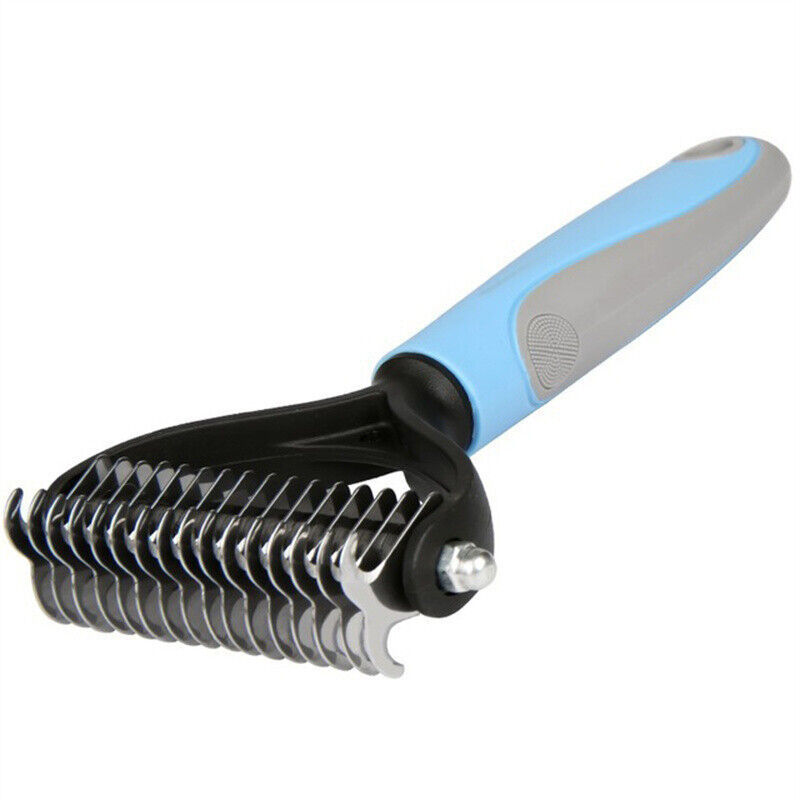 Dual-Sided Pet Grooming Brush – Fast Shed & Tangle Removal - PetLuxe Essentials 
