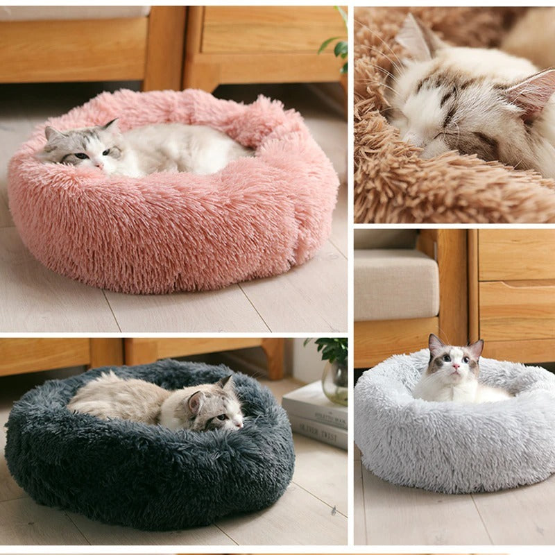 Ultra-Cozy Plush Pet Bed – Washable & Non-Slip - PetLuxe Essentials 