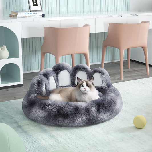 Cozy Bear Paw Bed for Small & Medium Dogs - PetLuxe Essentials 