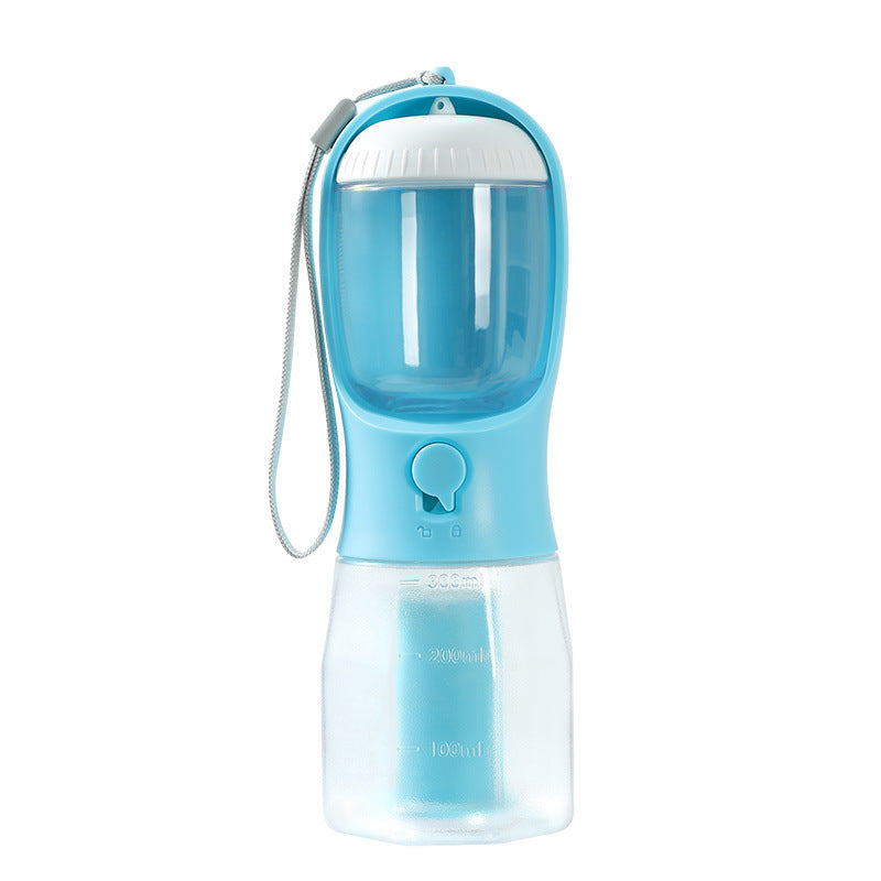 3-in-1 Dog Water Bottle with Food & Waste Bag Holder - PetLuxe Essentials 