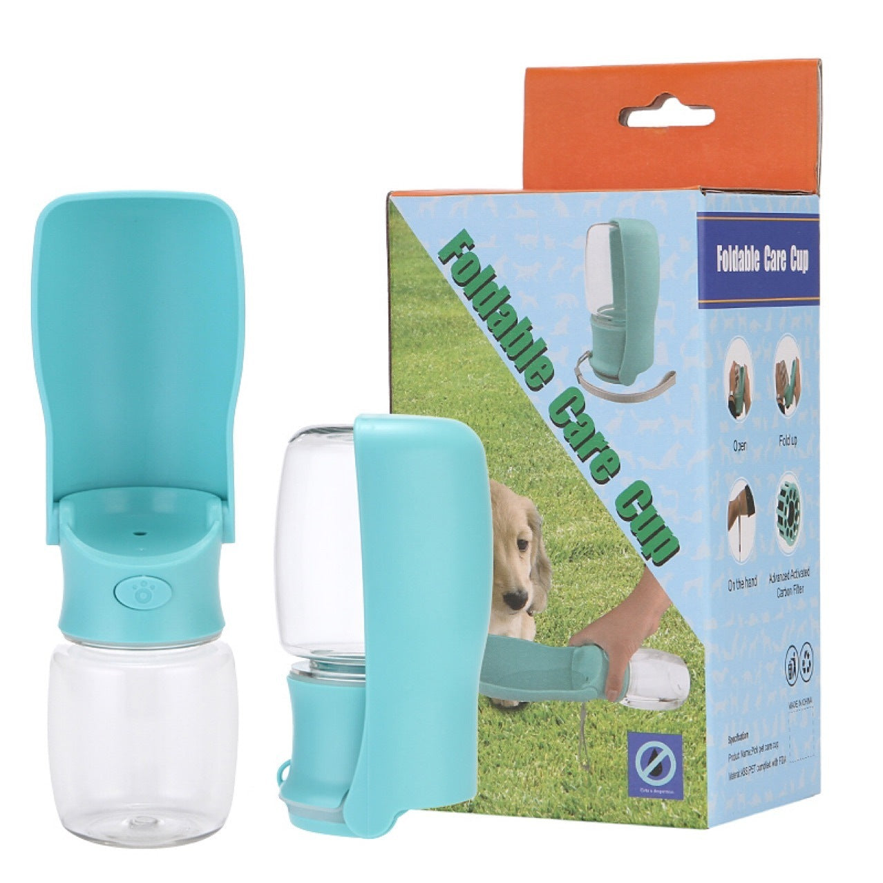 Foldable Dog Water Bottle - PetLuxe Essentials 