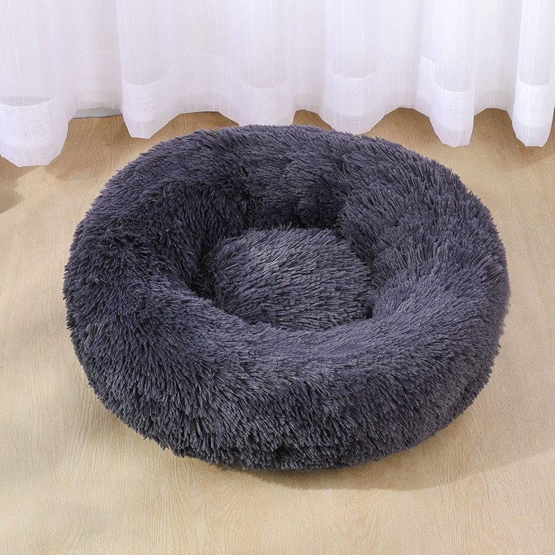 Ultra-Cozy Plush Pet Bed – Washable & Non-Slip - PetLuxe Essentials 