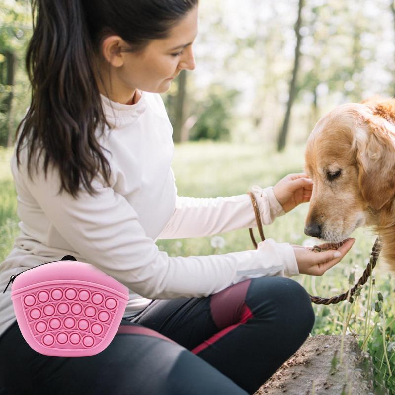 Quick-Access Silicone Treat Pouch, Reward Your Dog Fast - PetLuxe Essentials 