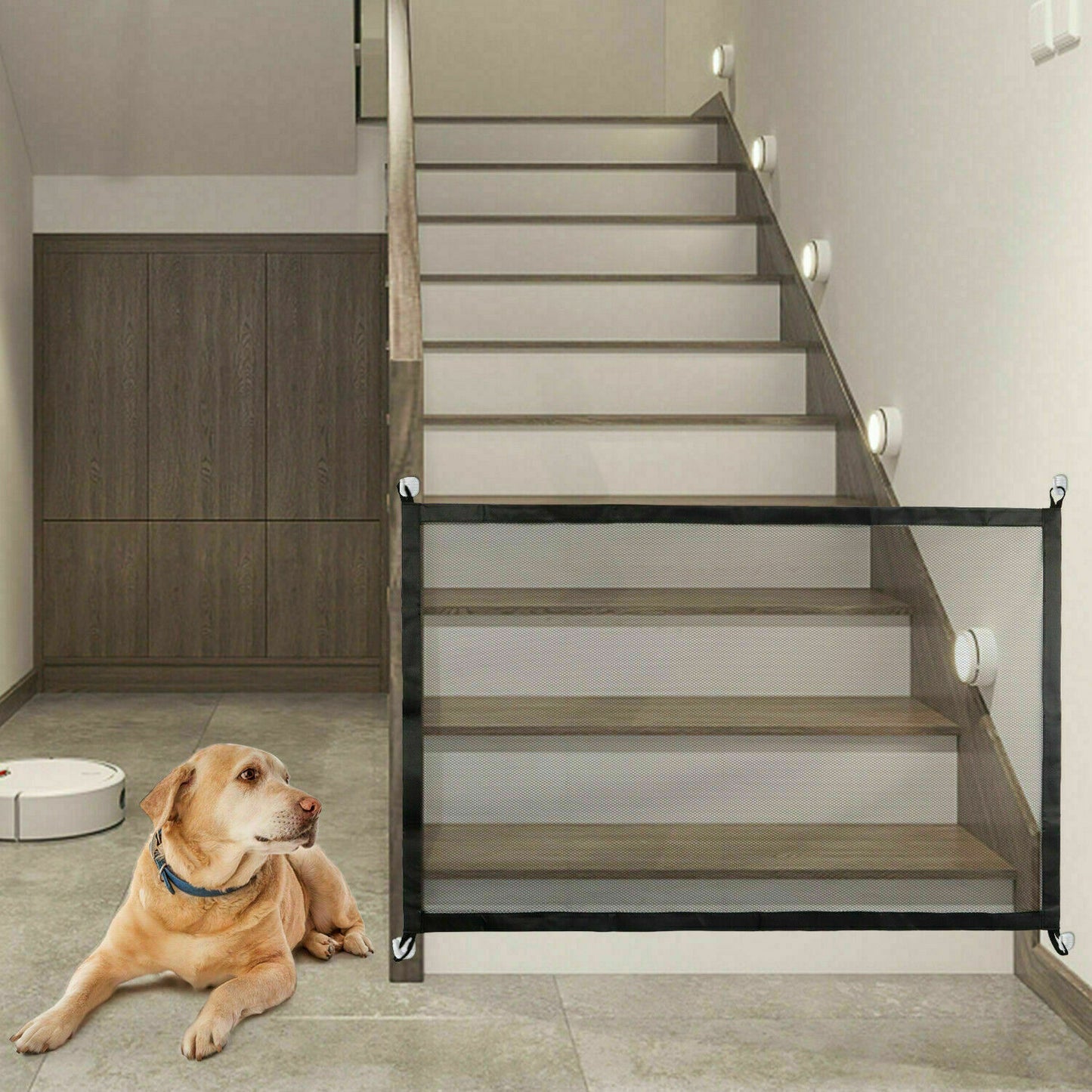 Portable Mesh Safety Gate for Pets & Babies