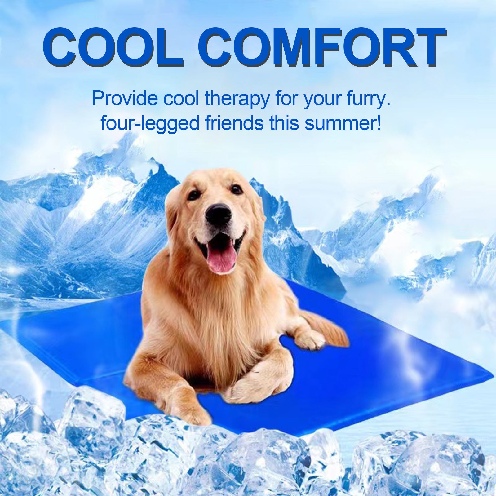 Pressure-Activated Cooling Mat for Pets - PetLuxe Essentials 