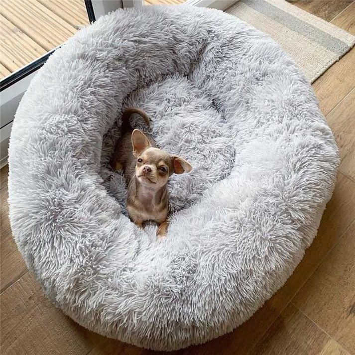 Ultra-Cozy Plush Pet Bed – Washable & Non-Slip - PetLuxe Essentials 