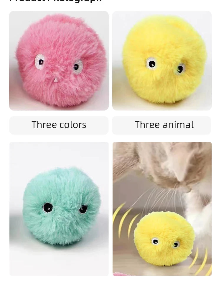 Interactive Cat Toy Ball with Real Sounds - PetLuxe Essentials 