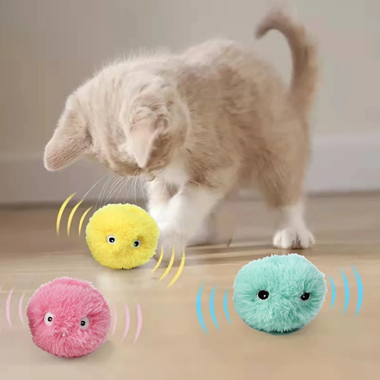 Interactive Cat Toy Ball with Real Sounds - PetLuxe Essentials 