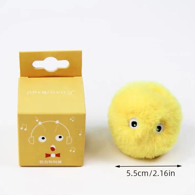 Interactive Cat Toy Ball with Real Sounds - PetLuxe Essentials 