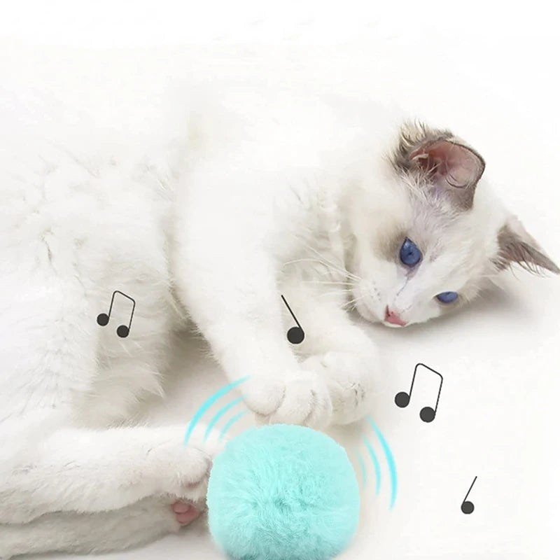 Interactive Cat Toy Ball with Real Sounds - PetLuxe Essentials 