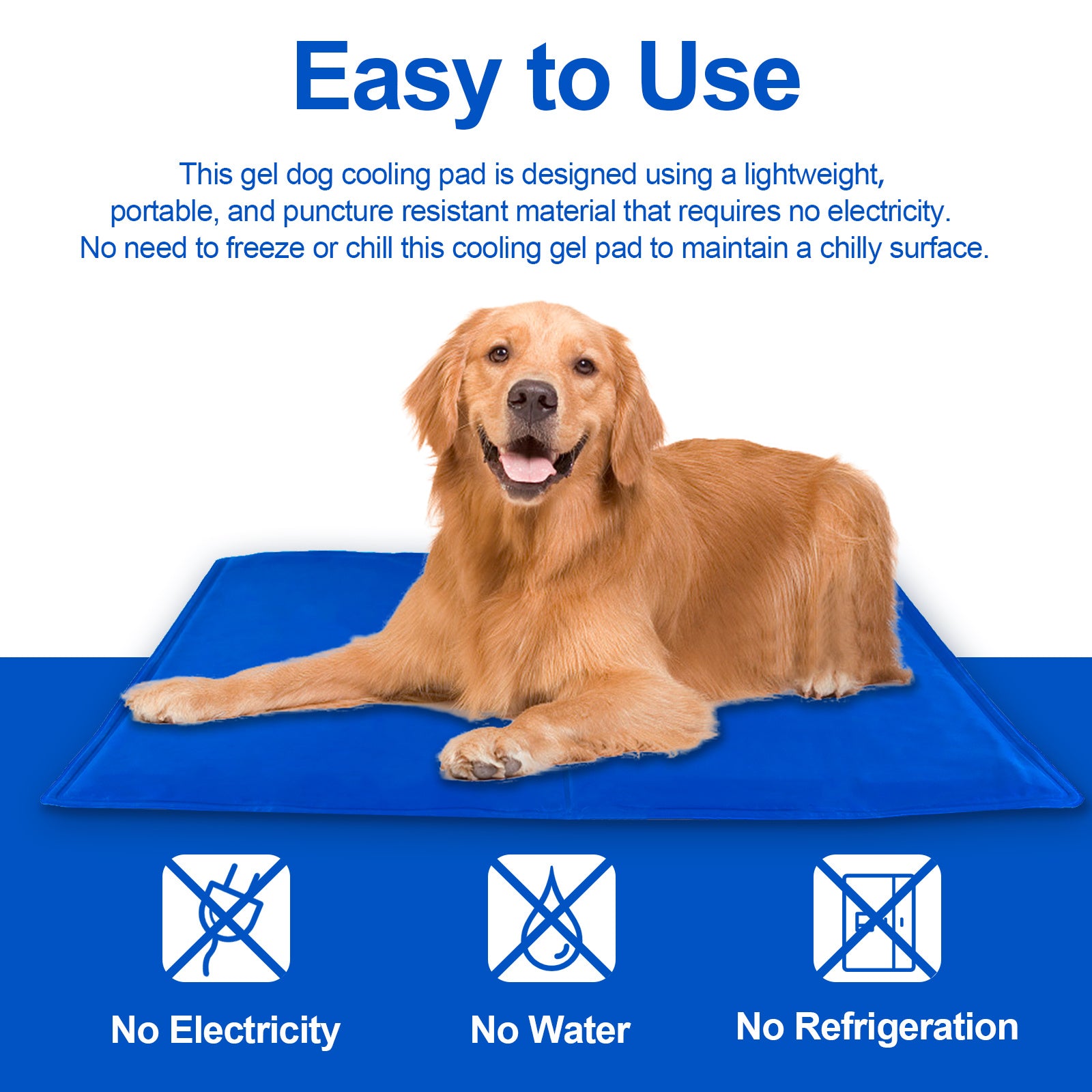 Pressure-Activated Cooling Mat for Pets - PetLuxe Essentials 