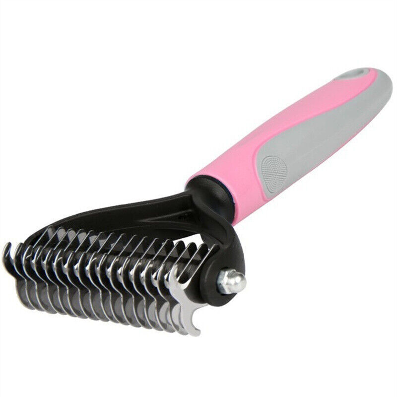 Dual-Sided Pet Grooming Brush – Fast Shed & Tangle Removal - PetLuxe Essentials 