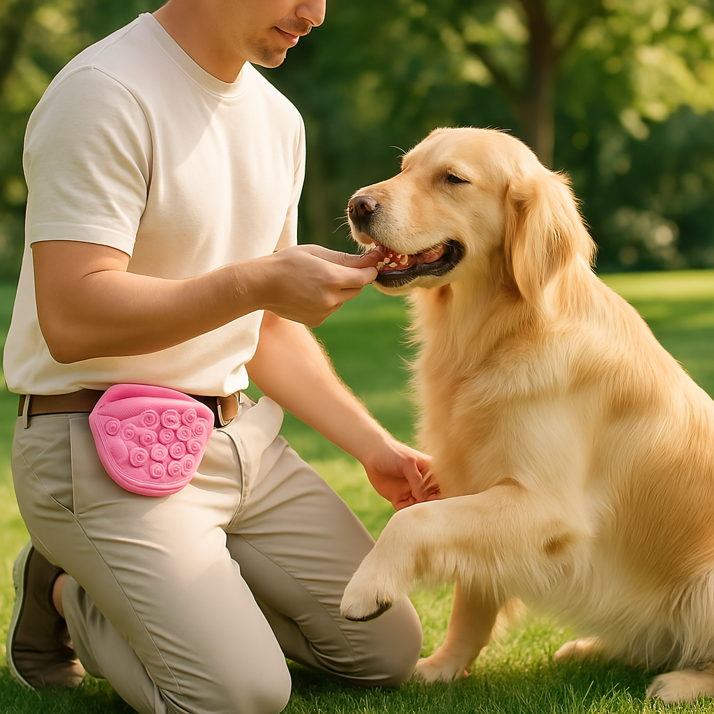 Quick-Access Silicone Treat Pouch, Reward Your Dog Fast - PetLuxe Essentials 